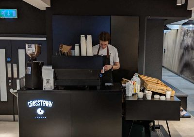 Doughnut and coffee stall